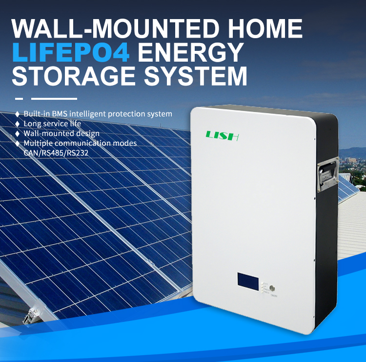 Batterie solaire Lifepo4 murale BMS 48V 100Ah