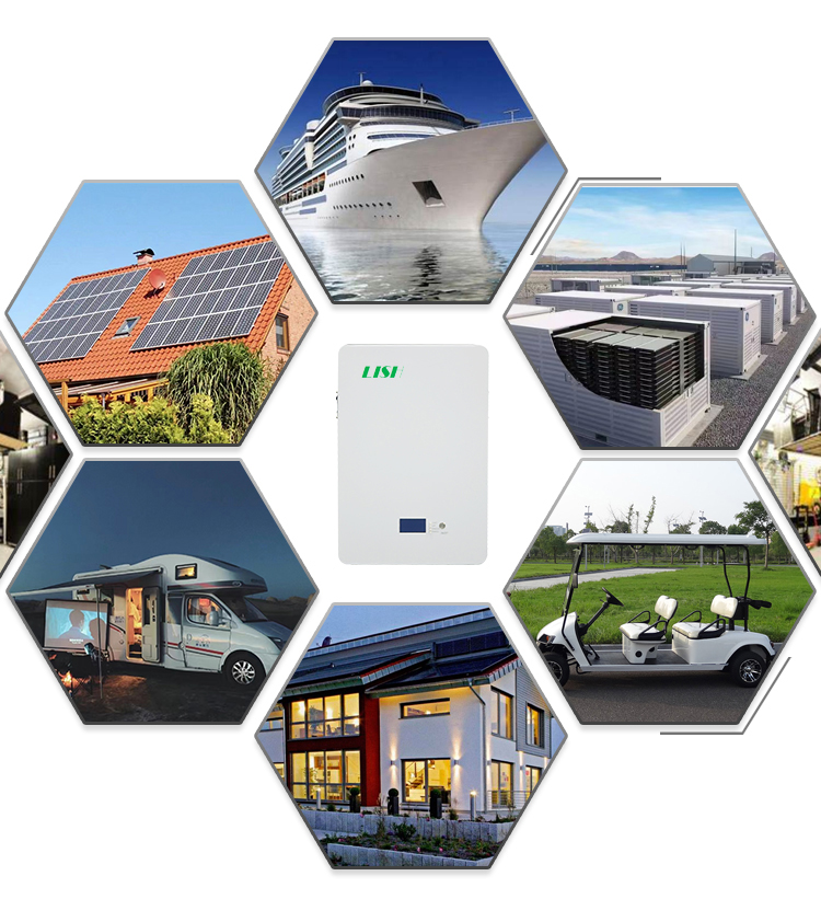 Batterie solaire Lifepo4 murale BMS 48V 100Ah