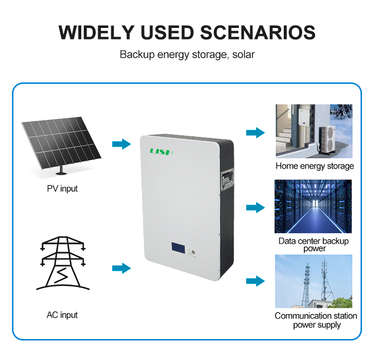 Batterie solaire Lifepo4 murale BMS 48V 100Ah