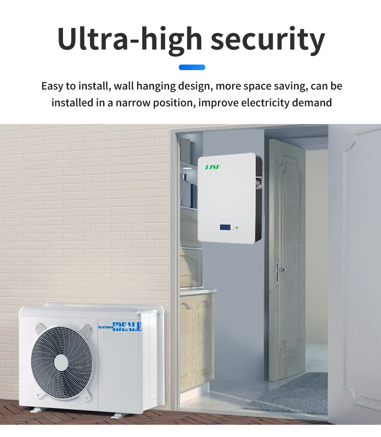 Batterie solaire Lifepo4 murale BMS 48V 100Ah